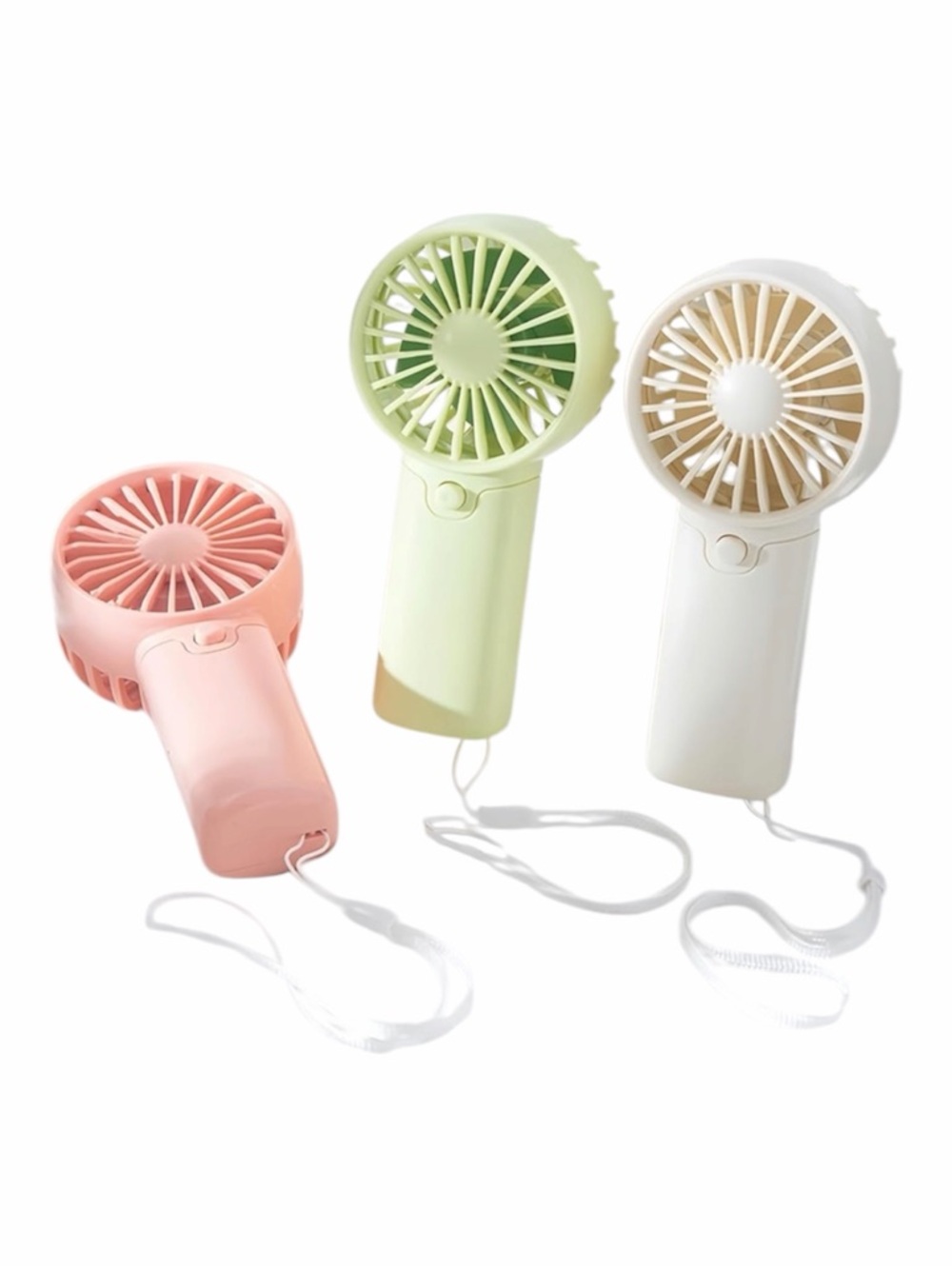 Mini Portable Fan Pink or Green Random Camping Summer Batter Powered Travel OWM